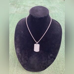 Dog tag pendant